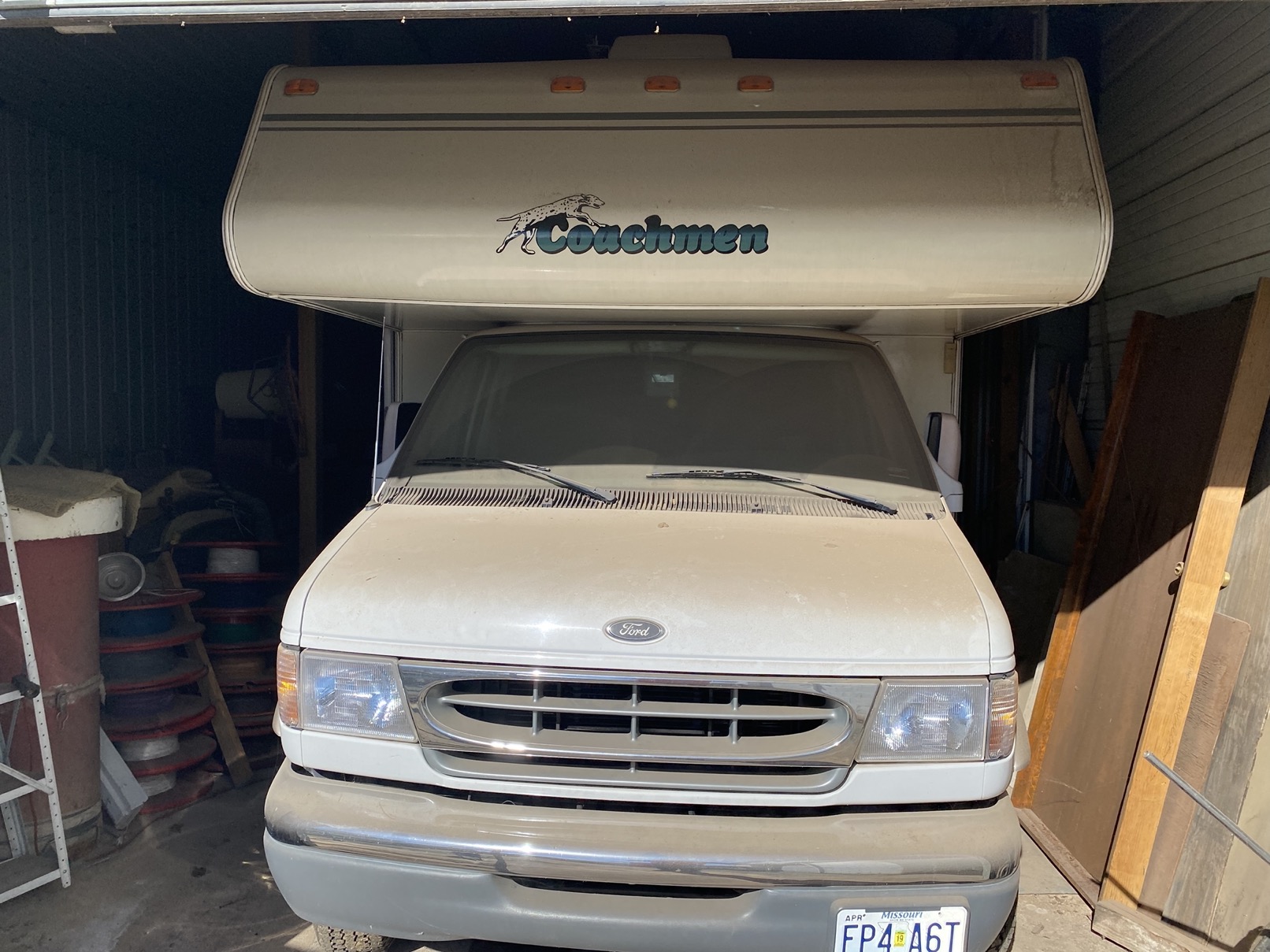 The renovated 2001 Coachmen Santara 29' Class C RV
